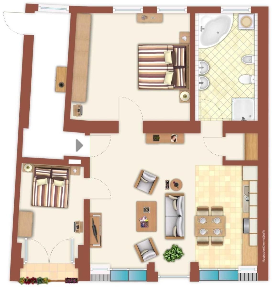 Haus Drei Schwestern, Bernstein روستوك المظهر الخارجي الصورة
